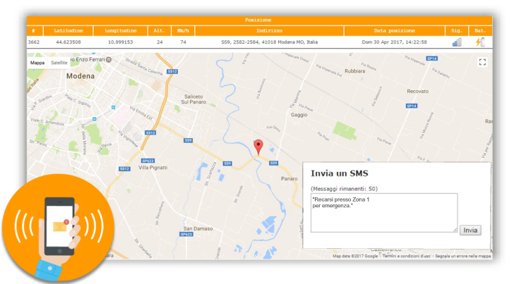 ServizioGPS - Alert