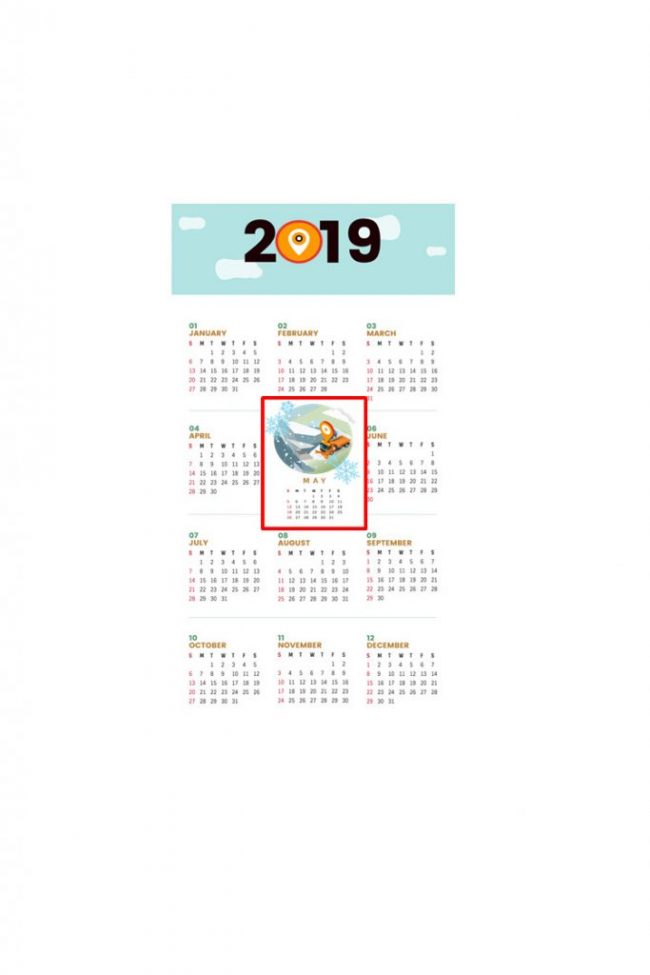 ServizioGPS – Calendario 2019 ServizioGPS - Calendario 2019